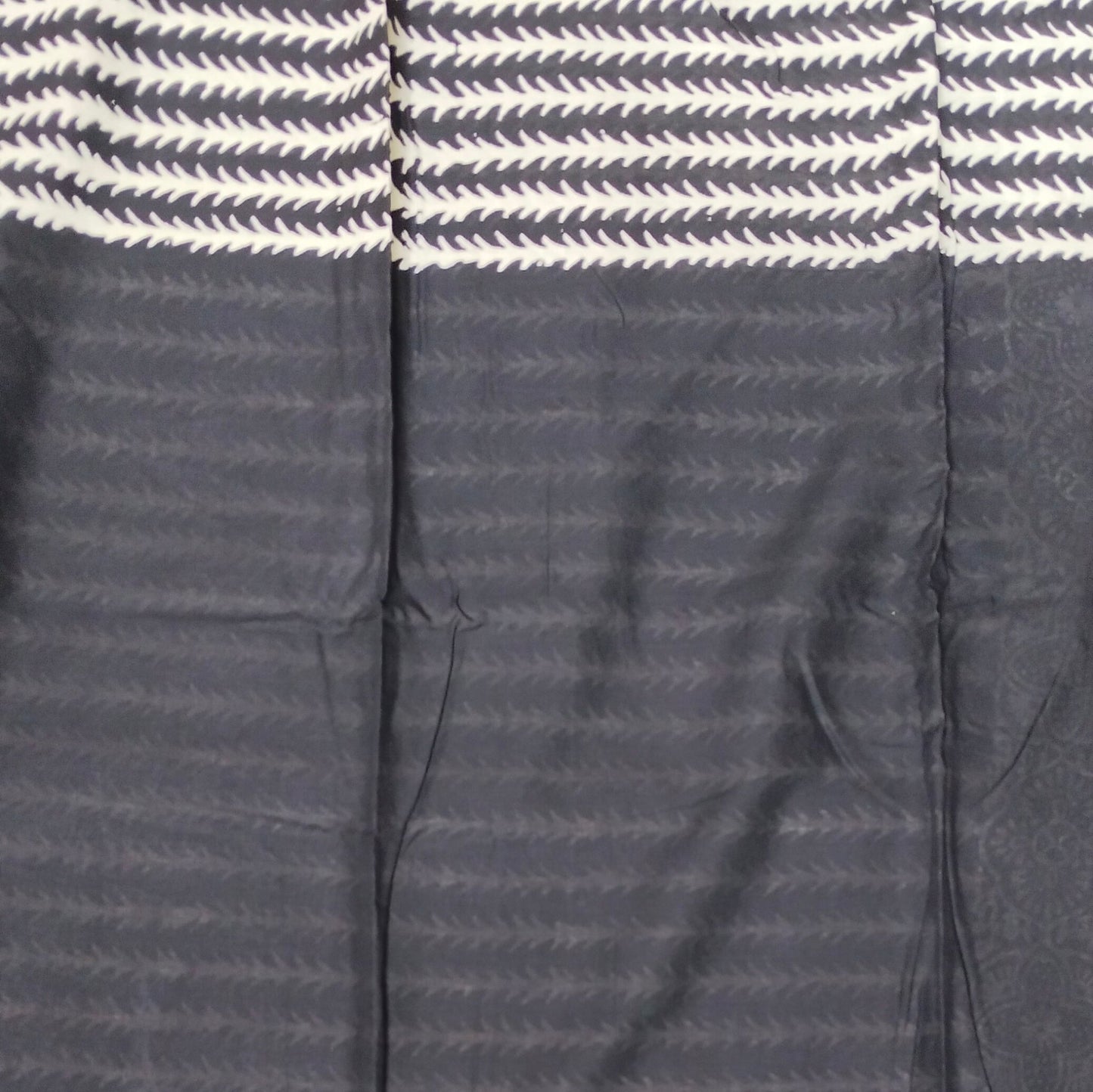 BAGRU HAND BLOCK PRINTED MULMUL COTTON SAREE