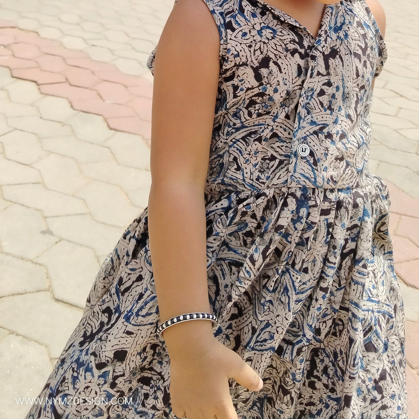 KALAMKARI COTTON COLLAR DRESS