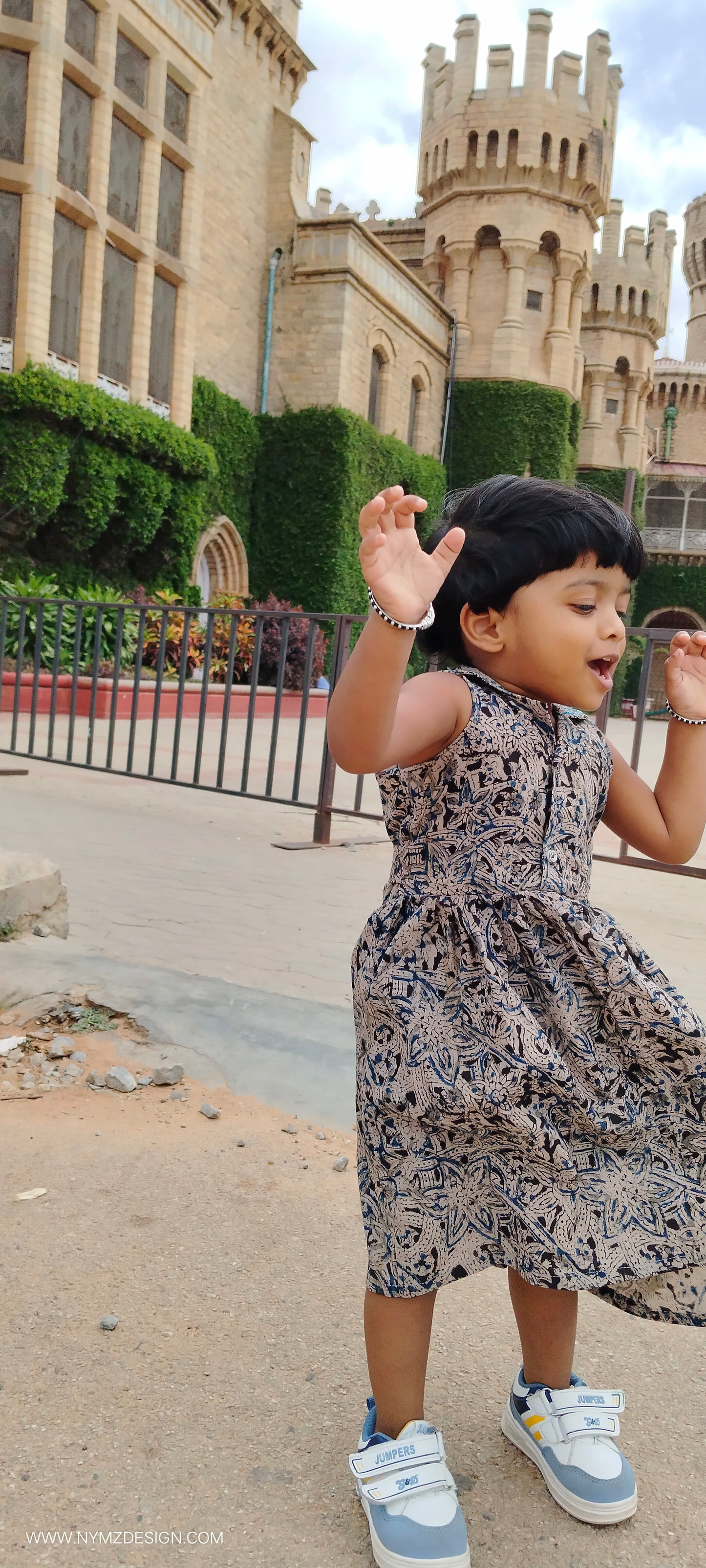 KALAMKARI COTTON COLLAR DRESS
