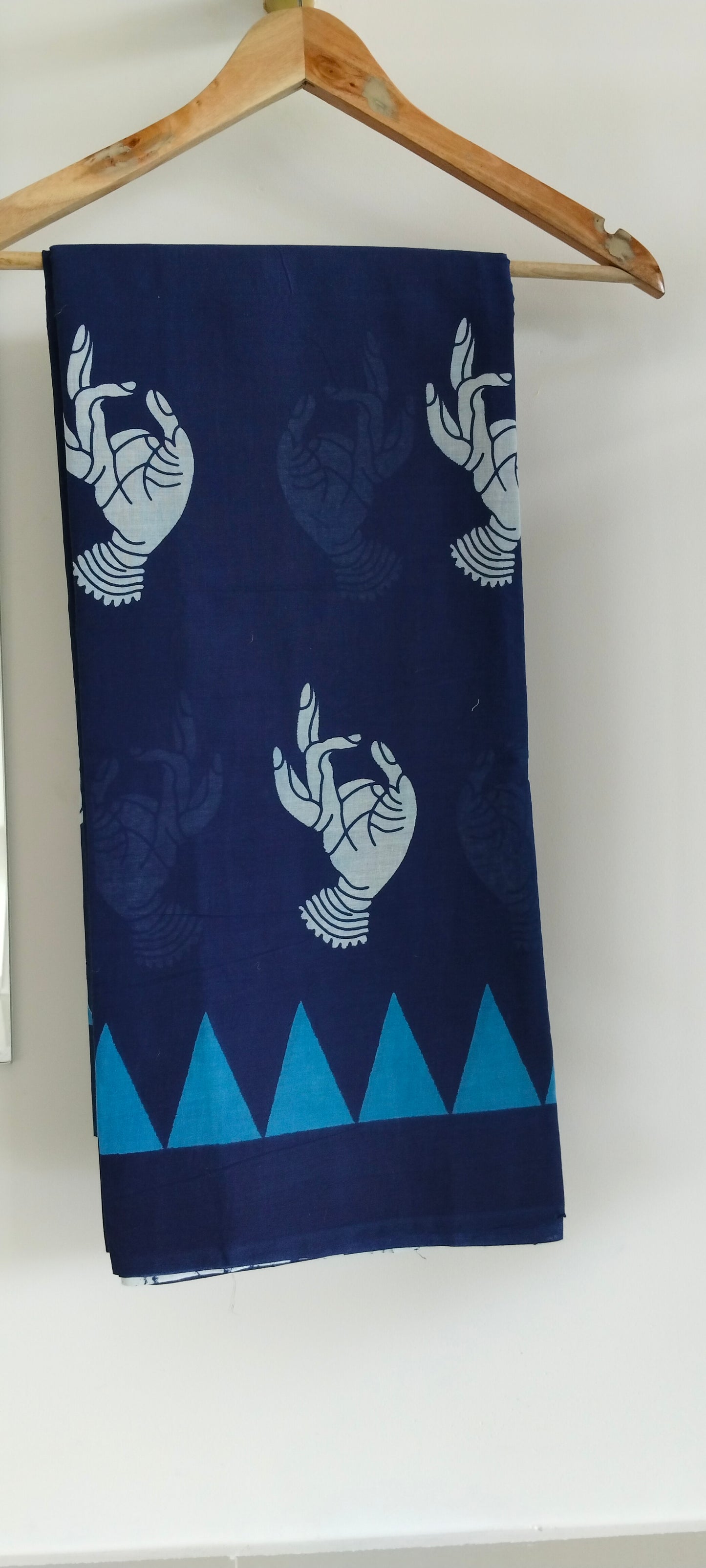 Bagru Print Mul mul Cotton Saree