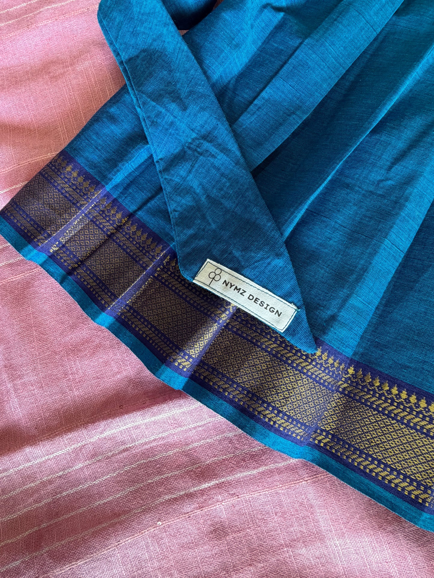 Blue mangalgiri Cotton Frock for Girls | Neelam
