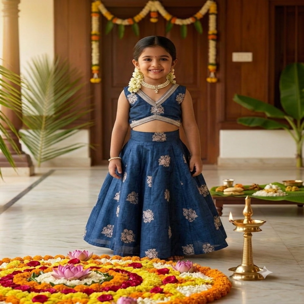 ASTRA-BLUE LEHENGA