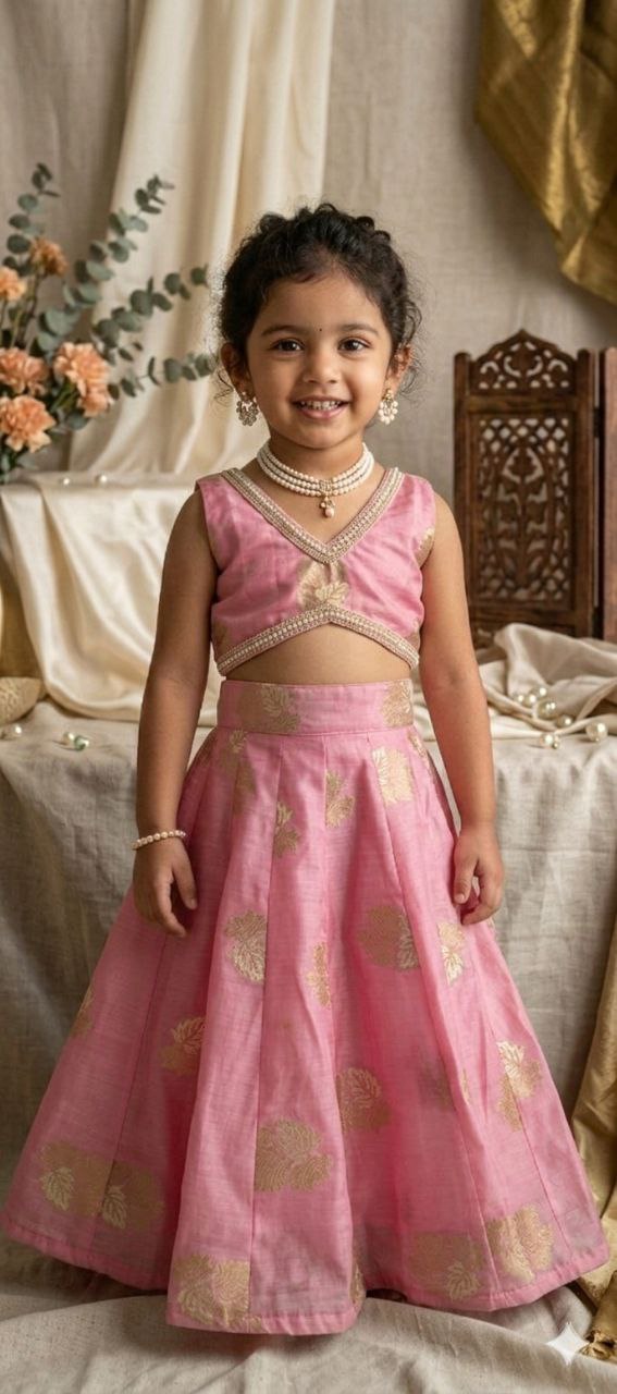 ASTRA-BABY PINK LEHENGA