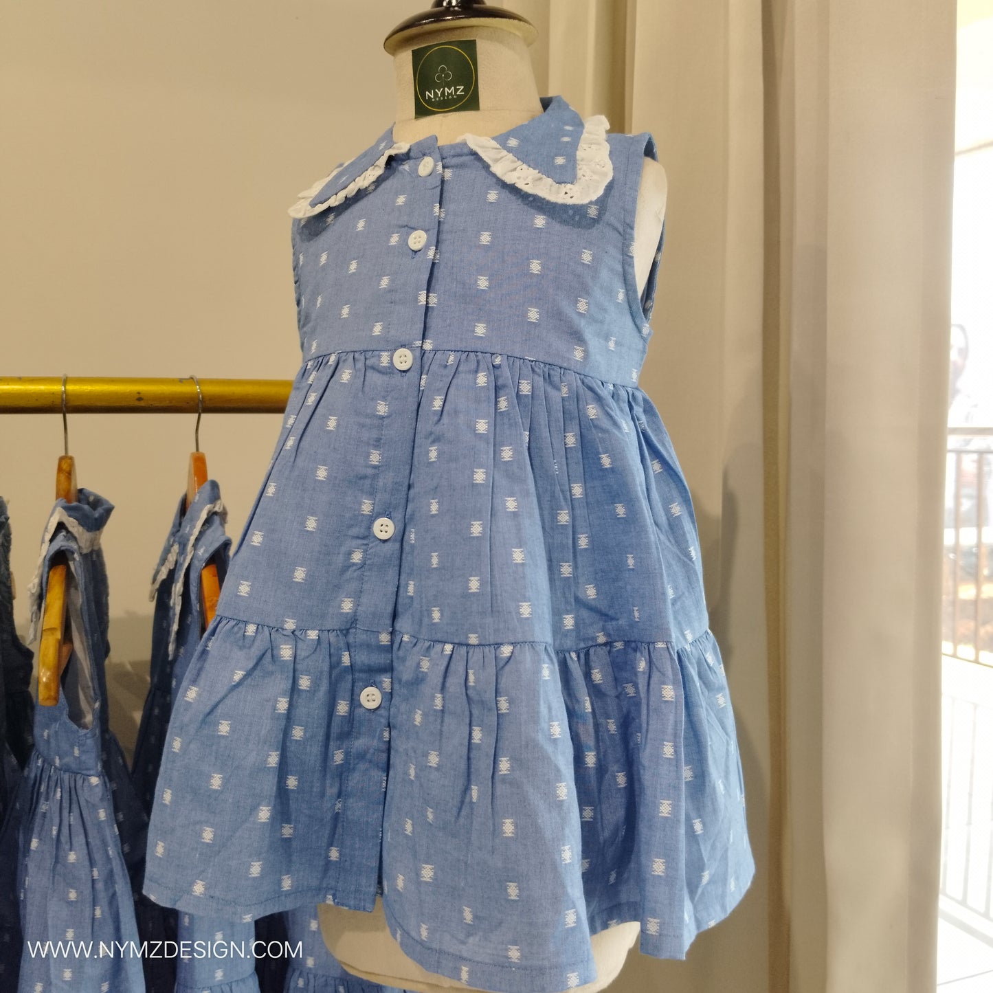 BLUE SKY-Girls  Tiered Dress