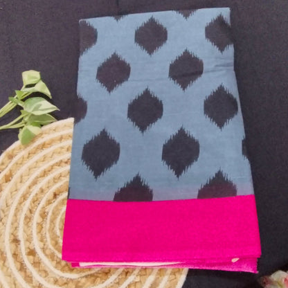 Bagru Print Mul mul Cotton Saree
