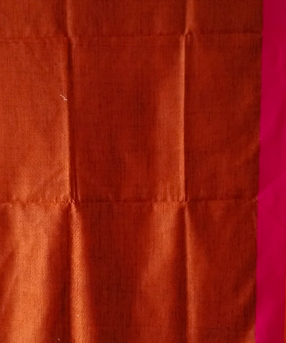 NAVY BLUE  PLAIN LINEN SAREEWITH  CONTRAST PALLU