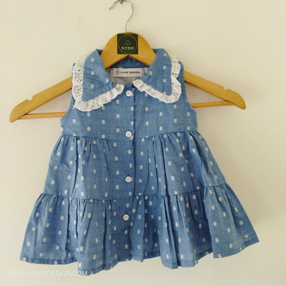 BLUE SKY-Girls  Tiered Dress