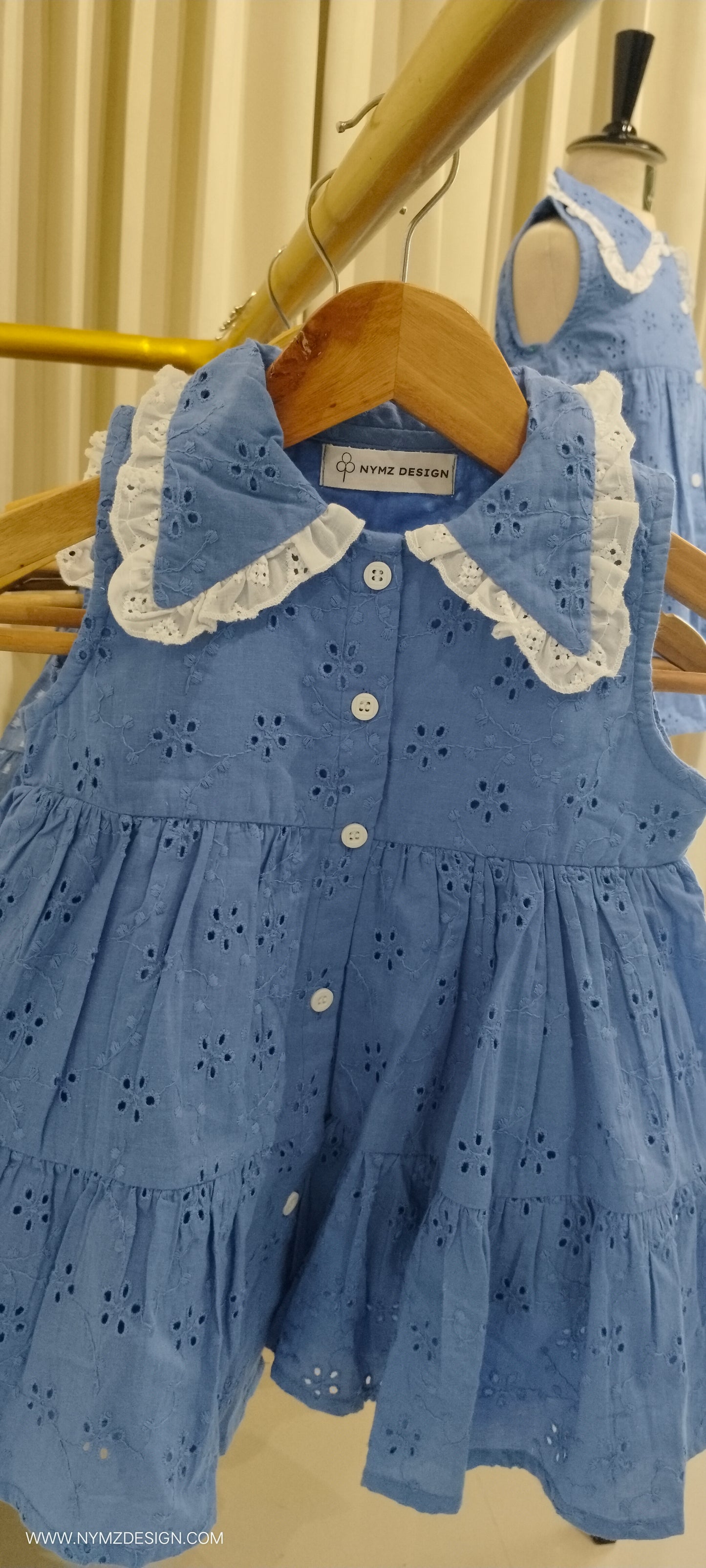 BLUE SKY-Girls Tiered Dress