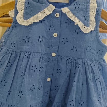 BLUE SKY-Girls Tiered Dress