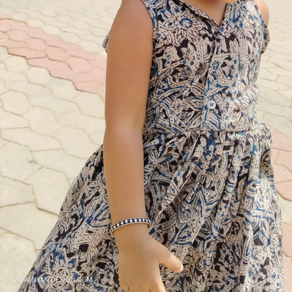 KALAMKARI COTTON COLLAR DRESS