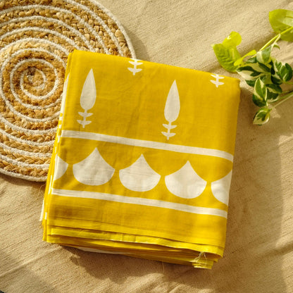 Bagru Print Mul mul Cotton Saree