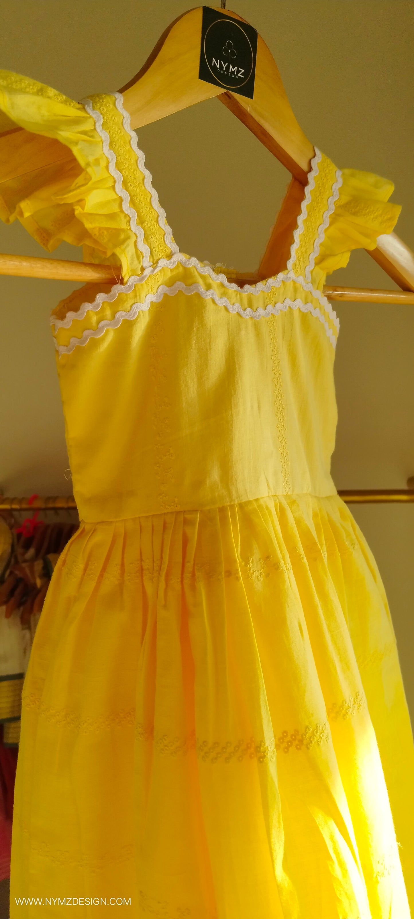 Sunshine Bloom Cotton Hakoba Frock