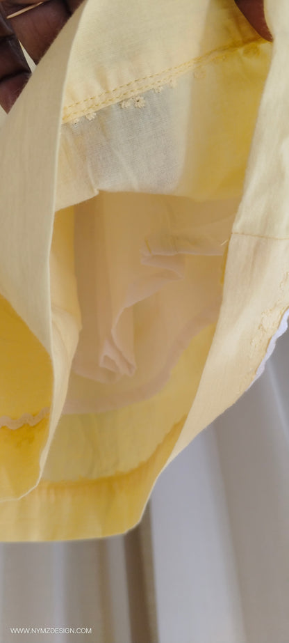 Sunshine Bloom Cotton Hakoba Frock