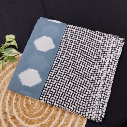 Bagru Print Mul mul Cotton Saree