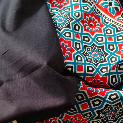 Bagru Print Mul mul Cotton Saree